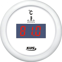 Указатель температуры воды 25-120 град цифровой бел/бел (WW) KUS (KY24300)